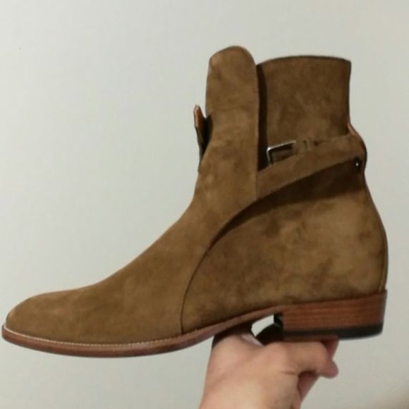 Saint Laurent Cigar Suede Jodhpur (RARE color) - Picture 6 of 6